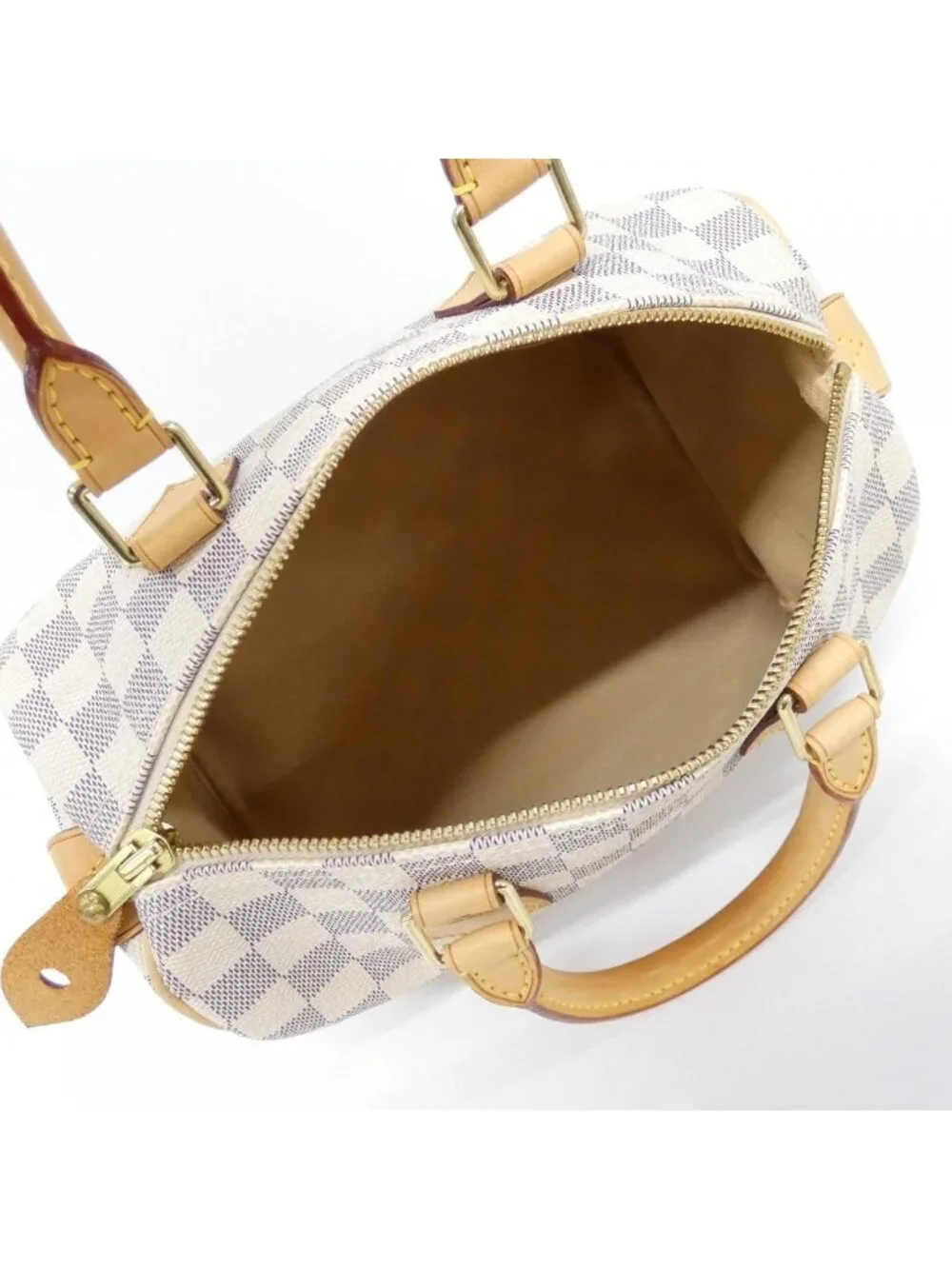 Louis Vuitton Damier Azur Speedy 25 Boston Bag